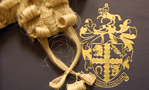 Barrister's wig and RCVS coat of arms